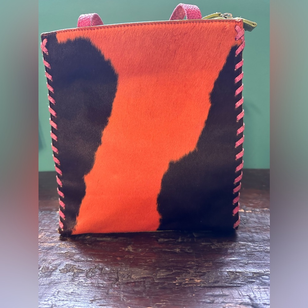Adrienne Vittadini Cowhide Leather Handbag